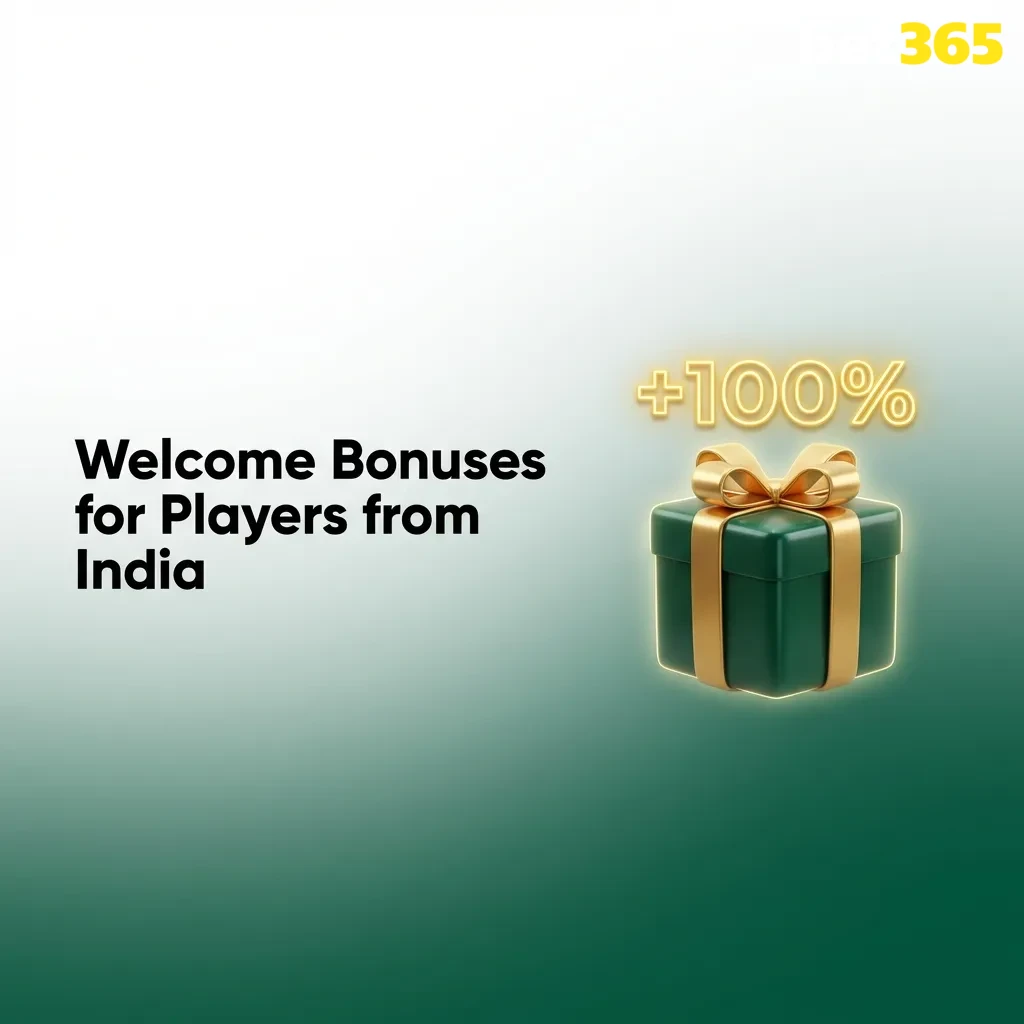 Bet365 India welcome bonus promotion showing 15% deposit match up to ₹4,000 for new players on sports and casino games